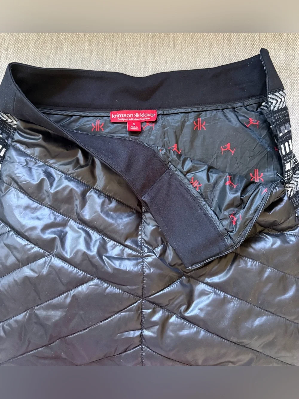 Krimson and Klover Quilted/insulated Skirt